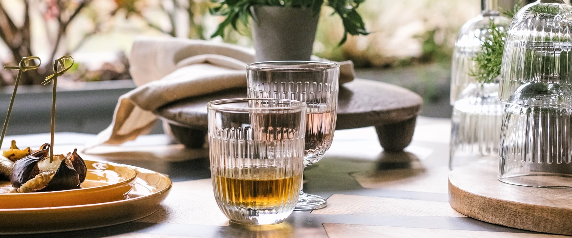 Bee Coloured Glassware